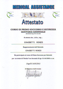 Corso primo soccorso